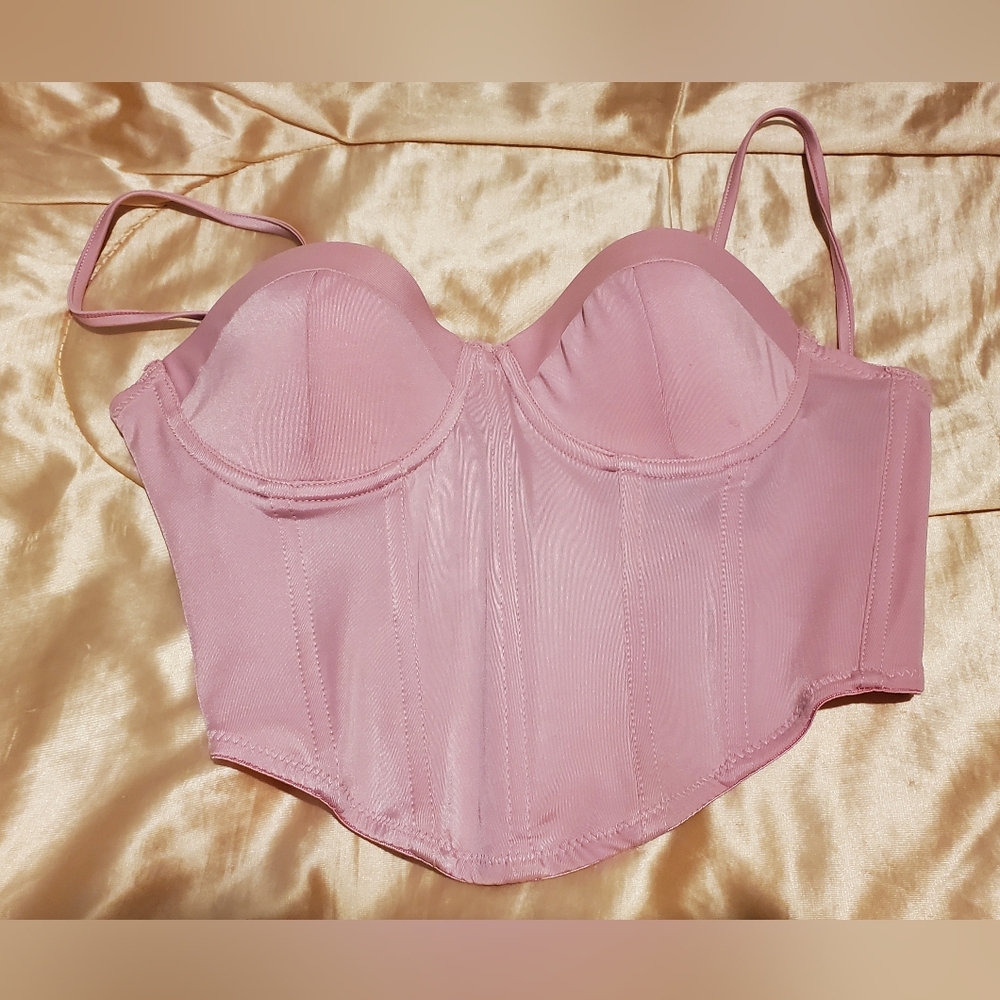 Forever 21 Pink Bustier Top